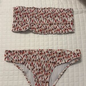 Strapless Bandeau Bikini Set